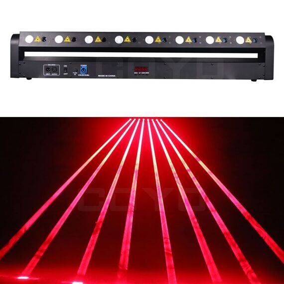 8 eyes Laser Moving BAR Light RGB